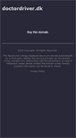 Mobile Screenshot of doctordriver.dk